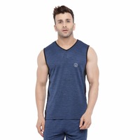 CHKOKKO Men Solid Gym Tank Tops Sleeveless Sport Vest