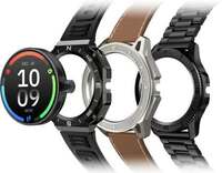 Pebble Revolve 1.39" HD Display,9 in 1 styles with 3 Metal Dials & 3 Straps, BT Calling Smartwatch 