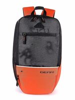 coupon 200 Gear SUPERIOR XL 17L Water Resistant School Bag/Casual Backpack/College Bag for Men/Women (Black-Orange)