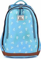 [Apply ₹350 Coupon] Gear Origami 35 L Water Resistant Backpack with Rain Cover/School Bag/College Bag/Daypack/Casual Backpack for Boys/Girls/Men/Women (Forget Me Not Blue -Tan)