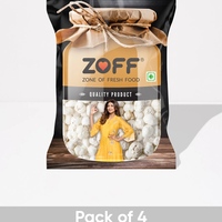 Zoff Food Makhana(Lotus Seeds) - 4 packs x100gm Each