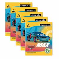 Classmate Notebook - Single Line, 92 Pages, 190 mm x 155 mm - Pack Of 5