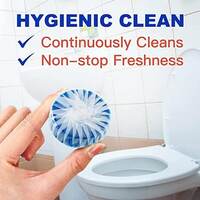 KIRMIT Toilet Bowl Cleaner Flush Tank Tablets, very good fragrance ,Stain Remover for toilet bowl (pack of 10)         