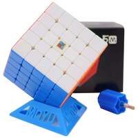 Hawkister MoYu MFJS MEILONG 5M 5x5 Cube (Magnetic) Stickerless, 5x5x5 M Speed Cube