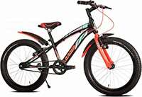 Leader Speedy Bike 20T Kids Cycle for Age 6 to 10 Years (Black/Orange) [Rs.400 Coupon]