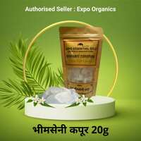 Expo Organics Bhimseni Camphor / Bhimseni Kapoor / Shudh Kapoor Min qty 2