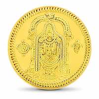 CaratLane 20 grams 24K Yellow Gold Lord Balaji Precious Coin @ 99,000