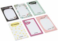 Amazon Brand - Solimo Planner Daily, Weekly 6.5” x 3.5” To Do List Notepad Easy 50 Tear Off Sheets for Studying Home, Office, School Supplies Reminder, Set of 6