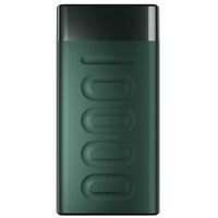 Ambrane 10000mAh Slim Power Bank, 20W Fast Charging, Dual Output, Type C PD (Input & Output), Quick Charge, Li-Polymer, Multi-Layer Protection for iPhone, Anrdoid & Other Devices (Stylo 10K, Green)