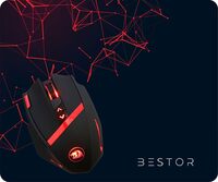 BESTOR Ultra-Low Friction Mouse Mat, Anti-Slip Base, High Durability Mousepad