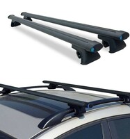 DriveStylish Universal Roof Rack Cross Bars, Adjustable Aluminum Cargo Carrier Rooftop Luggage Crossbars for Car