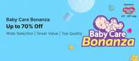 Baby care bonanza 21st to 25th July upto 70% off