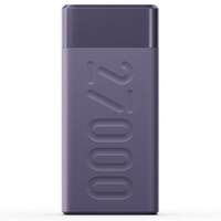 Ambrane 27000mAh Power Bank, 20W Fast Charging, Triple Output, Type C PD (Input & Output), Quick Charge, Li-Polymer, Multi-Layer Protection for iPhone, Smartphones & Other Devices (Stylo Pro, Purple)