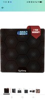 Lifelong LLWS18 Digital Weighing Scale|Glass Weighing Scale Machine|Electronic Bathroom Scales & Weight Machine for Home & Human Balance with 2 Years warranty & Battery included (Black)