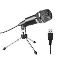 Fifine K668 USB Microphone - Plug and Play Home Studio USB Condenser Microphone 