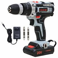 IZOM IZ-CD/SB-20V Cordless Drill Machine With Multiple Torque Settings & A Keyless Chuck
