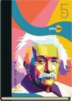 NAVNEET Youva Case Bound 5 Subject Book 18.5x24.7 cm Regular Notebook Single Line 400 Pages  (Yellow)