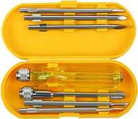 Asian Paints TruCare 6-in-1 Pc Screw Driver Kit With 2 Flat Blades, 2 Phillips Head