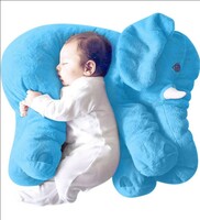 Limited-time deal: DearJoy Big Size Fibre Filled Stuffed Animal Elephant Soft Toy for Baby of Plush Hugging Pillow Soft Toy for Kids boy Girl Birthday Gift (60 cm, Blue)