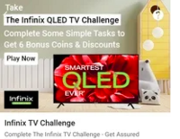 [Specific] Play Infinix TV Challenge get Free 5 Supercoins 