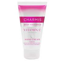 Charmis Deep Radiance Hand Cream 150g with Vitamin C and Hyaluronic Acid for Protection from 99.9% Bacteria and Hydrated Hands, Non Sticky and Quick Absorbing