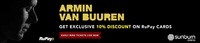 (Sunburn Arena Ft. Armin van Buuren ) RUPAY SUNBURN ARENA CREDIT CARD OFFER