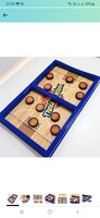Toyshine Fast Sling Basketball Puck Game Paced Table Desktop Battle Ice Hockey Game for Adults and Kids Parent-Child Winner Board Games Interactive Toy Blue