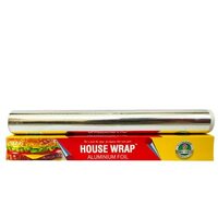 House Wrap Aluminium Foil for Kitchen, Food Packing, Cooking, Baking - 9 Meter Net Guaranteed 11 Microns in Thickness for Keeping Food Warm (Pack of 1)