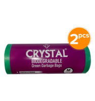 Biodegradable  Green Garbage Bags  30 pcs × 2  can be location, 