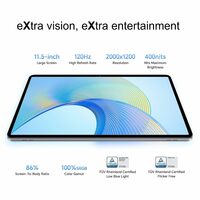 [Prebook] Honor PAD X9 with Free Flip-Cover 11.5-inch 7GB (4GB+3GB RAM Turbo) 128GB Storage 6 Speakers Wifi Tablet