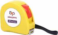 Asian Paints TruCare Carbon Steel Measuring Tape Strip | With Thumb Lock and Belt Clip (5m, White)