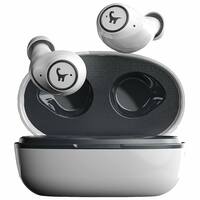 Dinosaur Airdinos D1 True Wireless in-Ear Earbuds with Mic, Touch Control, IPX6 Water-Resistance, Bluetooth 5.3, Up to 24 Hours Play Time, Voice Assistance and Fast Charging (Snow White)