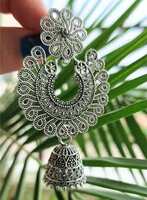 OXIDISED SILVER EARRINGS