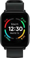 realme TechLife Watch S100 1.69" HD Display with Temperature Sensor & Lightweight Smartwatch  (Black Strap, Free Size)