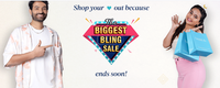 Candere The Best Bling Sale- Up to 100% Off on Making Charges+ Extra 6% Instant Bank Discount