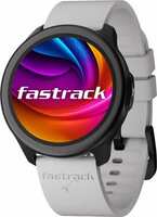 Fastrack FR1|1.39 inch Super UltraVU Display(360*360)|Advanced BT Calling|Split Screen Smartwatch  (Grey Strap, Free Size)