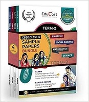 Educart Term 2 Class 10 Sample Papers Bundle of Science, Math Standard, Social Science & English Books For 2022 (Based on the CBSE Term-2 Subjective Sample Paper released on 14 Jan 2022) Edubook