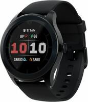 Titan Smart with Premium Metal Body, 5ATM, Ultra Long 14 Days Battery & VO2 Max Smartwatch  (Black Strap, Free Size)