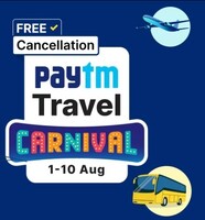 Paytm Travel Carnival - Flat 25% discount upto Rs.250 on Bus tickets booking (1st-10th August)