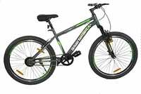 Urban Terrain Zion 26” Green Mountain Bike with Free Cycling Event & Ride Tracking App by Cultsport (18 Inch Frame, Ideal for Unisex)