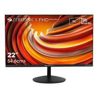 ZEBRONICS 22 inch 75Hz Monitor with FHD 1080p