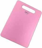 Pigeon Strong Polycarbonate Chopping Cutting Board with Handle (Pink), M (14744)
