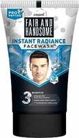 Fair and Handsome Instant Radiance Face Wash | Pro-Peptide | Instant Radiance| Washes of Fine Pollutants | Cooling Freshness | 100g