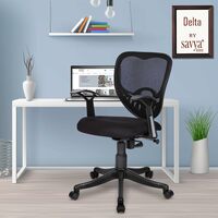 Savya Home® Delta Executive Ergonomic Office Chair| Height Adjustable Seat
