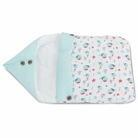 LITTLE JOEY Baby Carry Cocoon Baby Wrapper with Hood, Cotton Having Filling of Soft