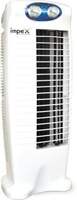 IMPEX Twister Plus Tower Fan, 25 ft Air Throw Silent Operation Tower Fan  (White, Pack of 1)
