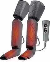 RENPHO Corded Electric Leg Massager with Heat, Compression Calf Thigh Foot Massage, Adjustable Wraps Design for Most Size, with 6 Modes 3 Intensities, Multicolor