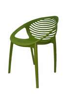 Cello. Abacus Cafeteria Set of 2 Chairs,Green