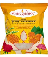 Mangalam Camphor Pouch (500g Small Round block, Pack of 2)  
