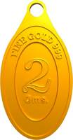 user specific A Himanshu 2gm Euphoria Jewellery pure 24KT gold coin pendant in 999 finese